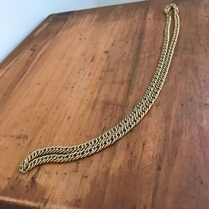 Vintage Monet Gold Chain Necklace